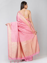 Kavvya Pink Soft & Lightweight Makhmali Silk Weaving Saree - KAVVYA
